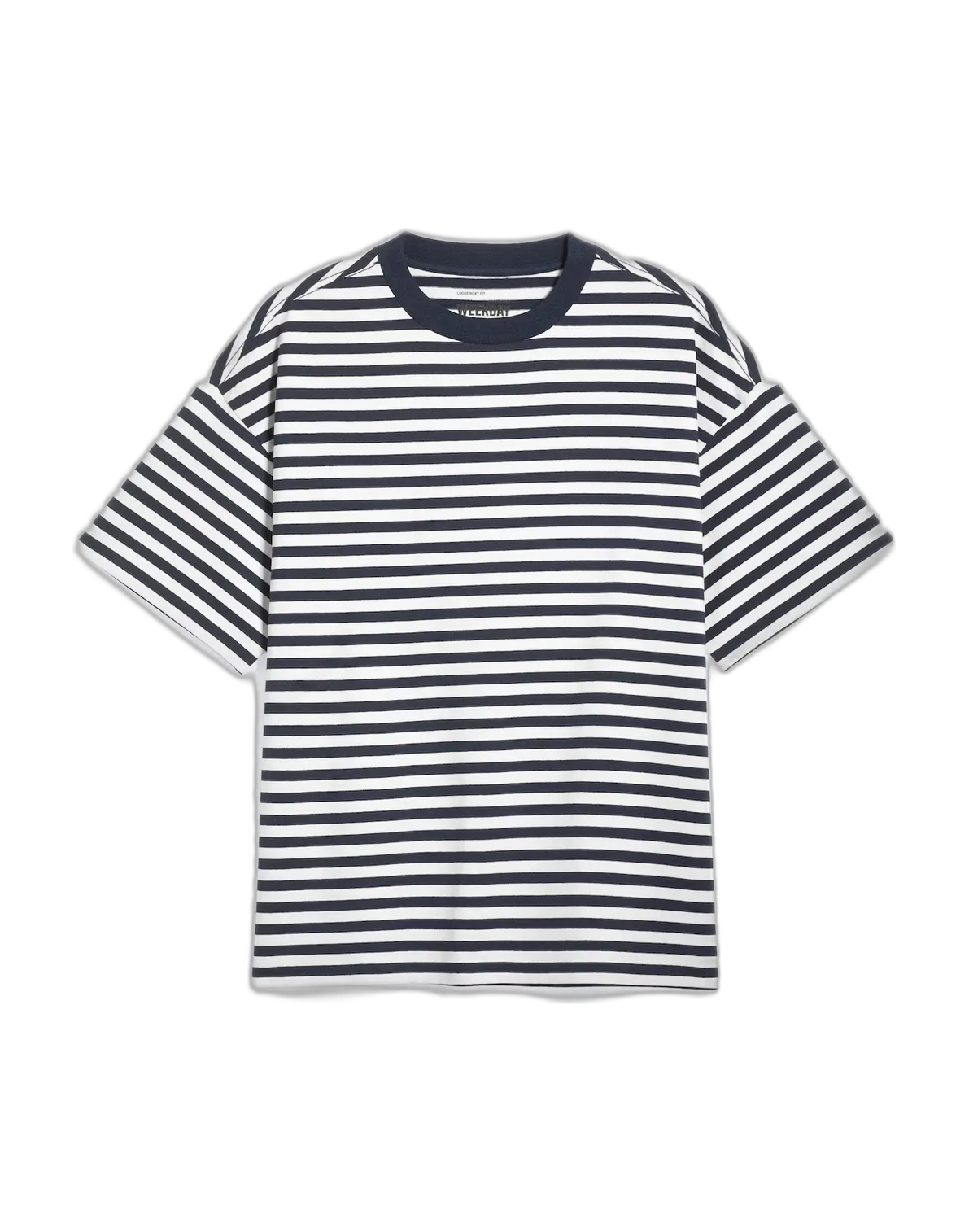 Stribet T-shirt fra Weekday